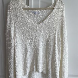 O’Neill White Knit Sweater - size L
